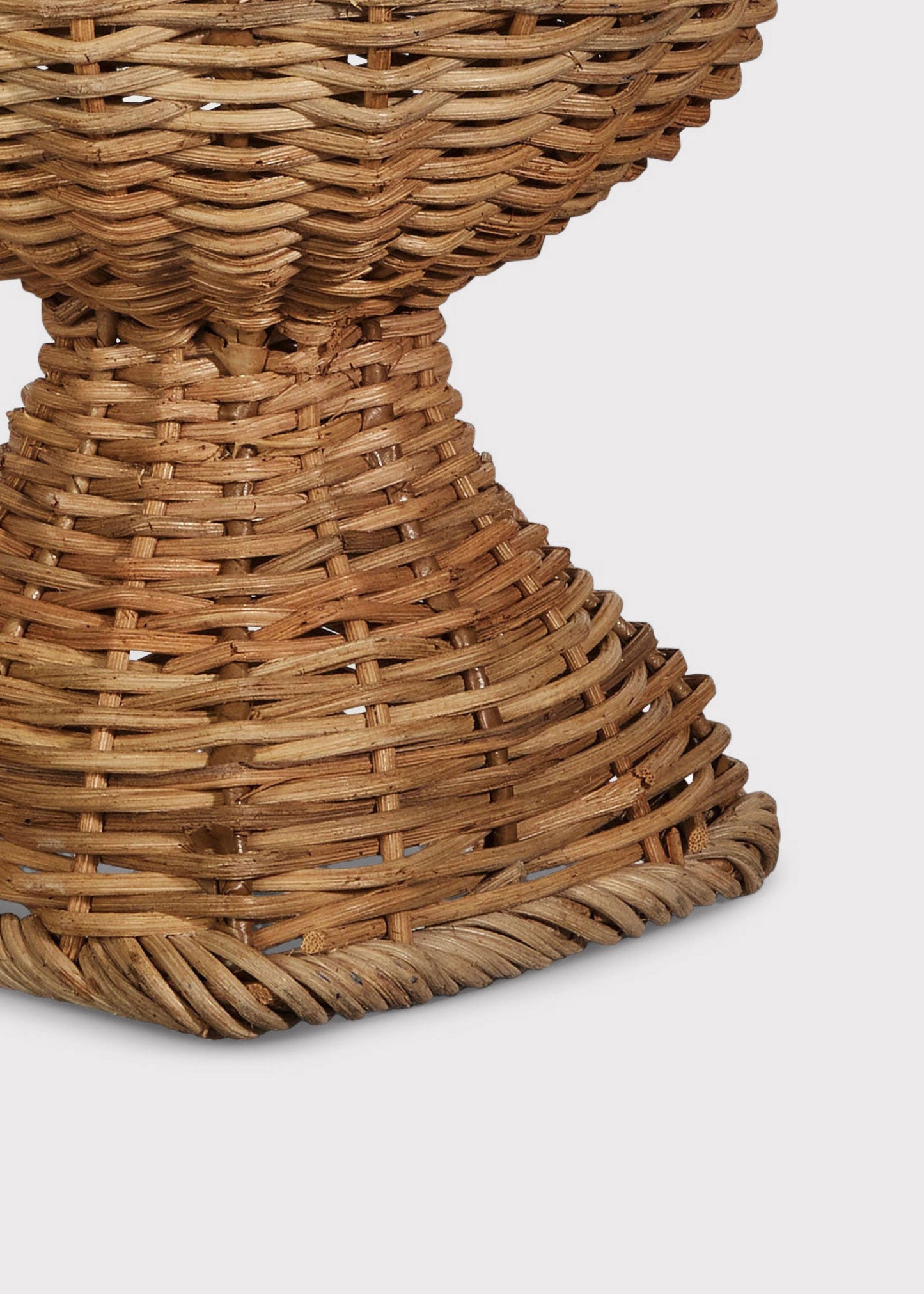 Woven Rattan Urn Planter Pot - 15"