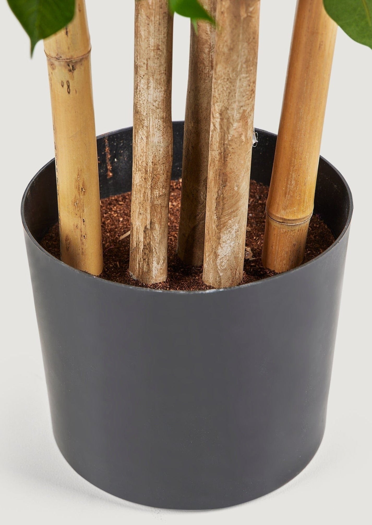 Pack of 2 - Indoor/Covered Outdoor Porch Faux Potted Bougainvillea Trellis - 55"