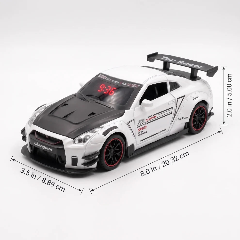 GOIFVORO GT-R Alarm Clock with Remote Control & Mist Effect