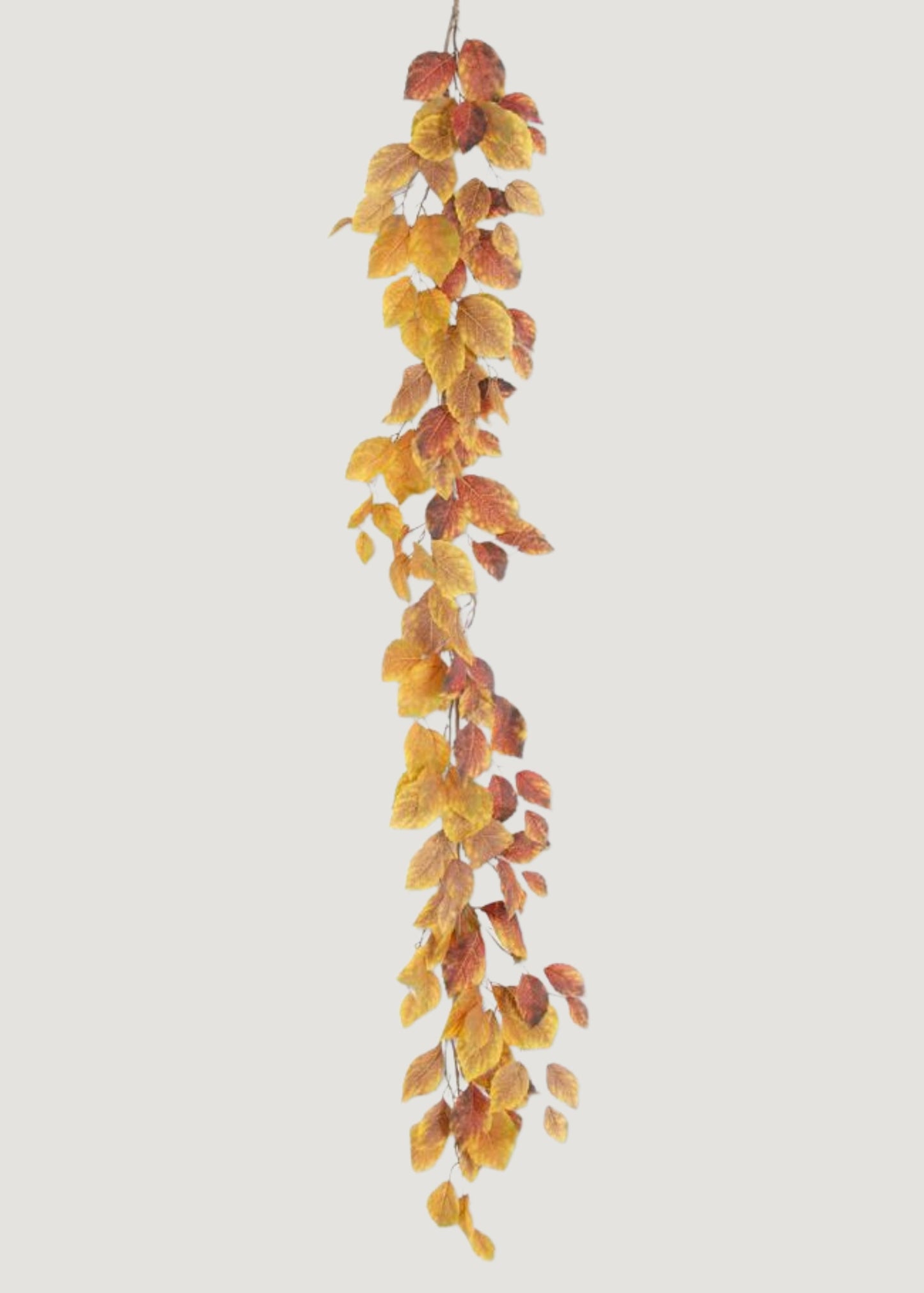 Golden Yellow Artificial Fall Birch Leaf Garland - 60"