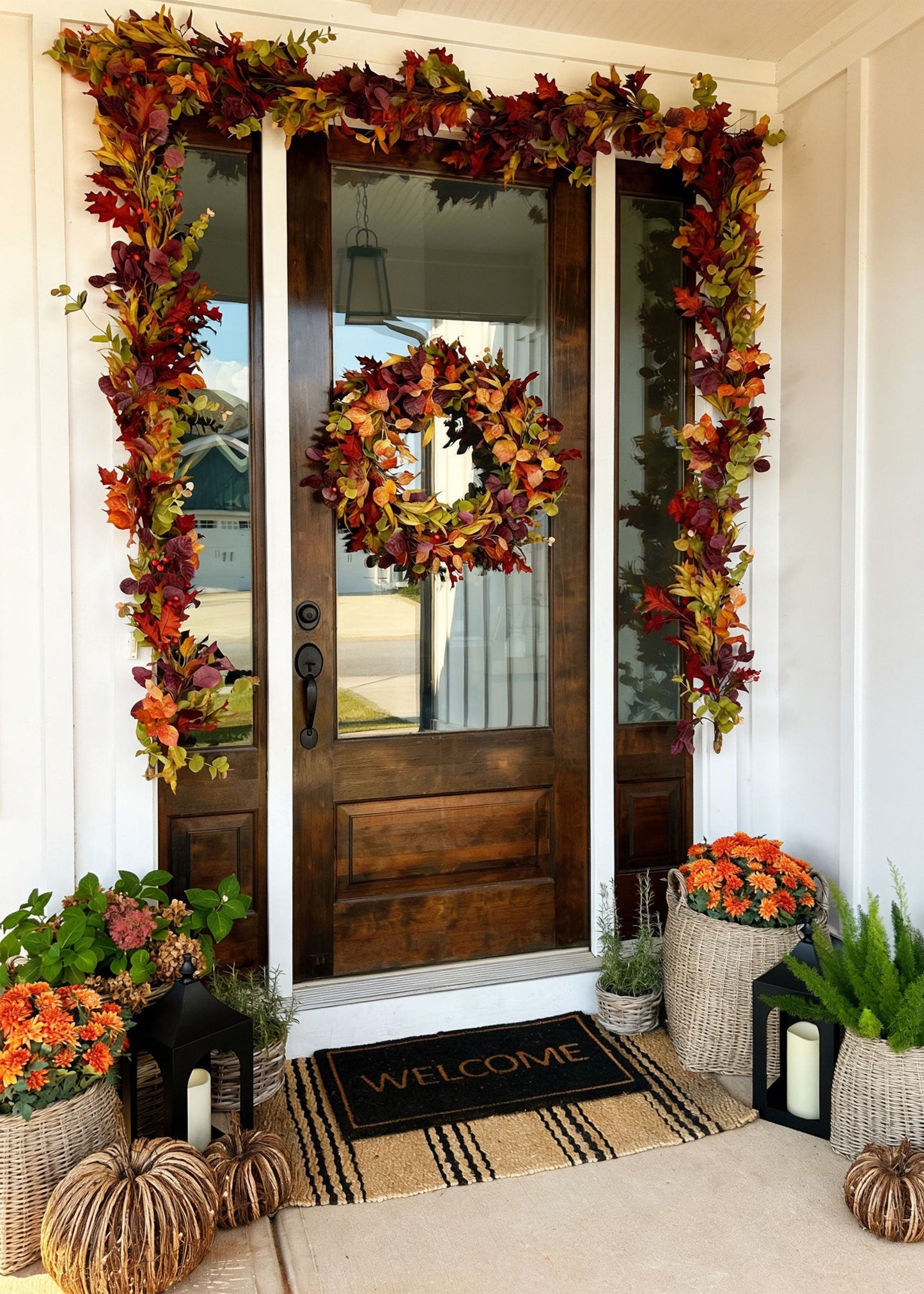 Autumn Harvest Front Door Design Set