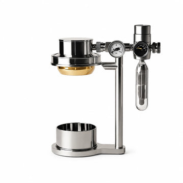 GOIFVORO™ Pneumatic Espresso Maker – Stainless Steel Pressure-Controlled Coffee Machine