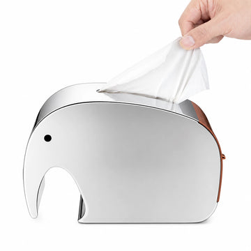 GOIFVORO™ Elephant-Shaped Metal Tissue Box – Modern Sculptural Tissue Holder