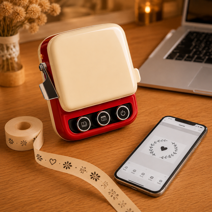Phomemo P15 Bluetooth Ribbon Printer | Personalized Gift Wrap Maker