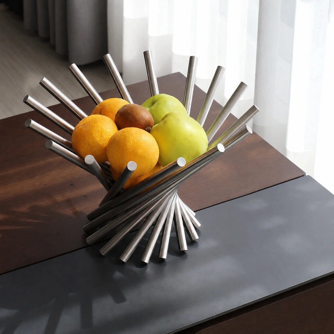GOIFVORO Irregular Stainless Steel Fruit Bowl, product image 1 of 5