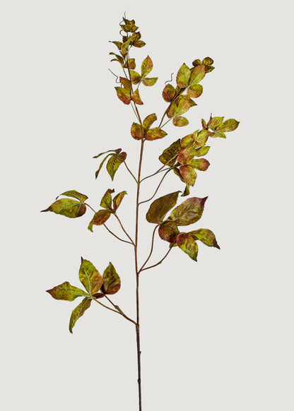 Faux Grape Ivy Garland Stem in Green Eggplant - 48"