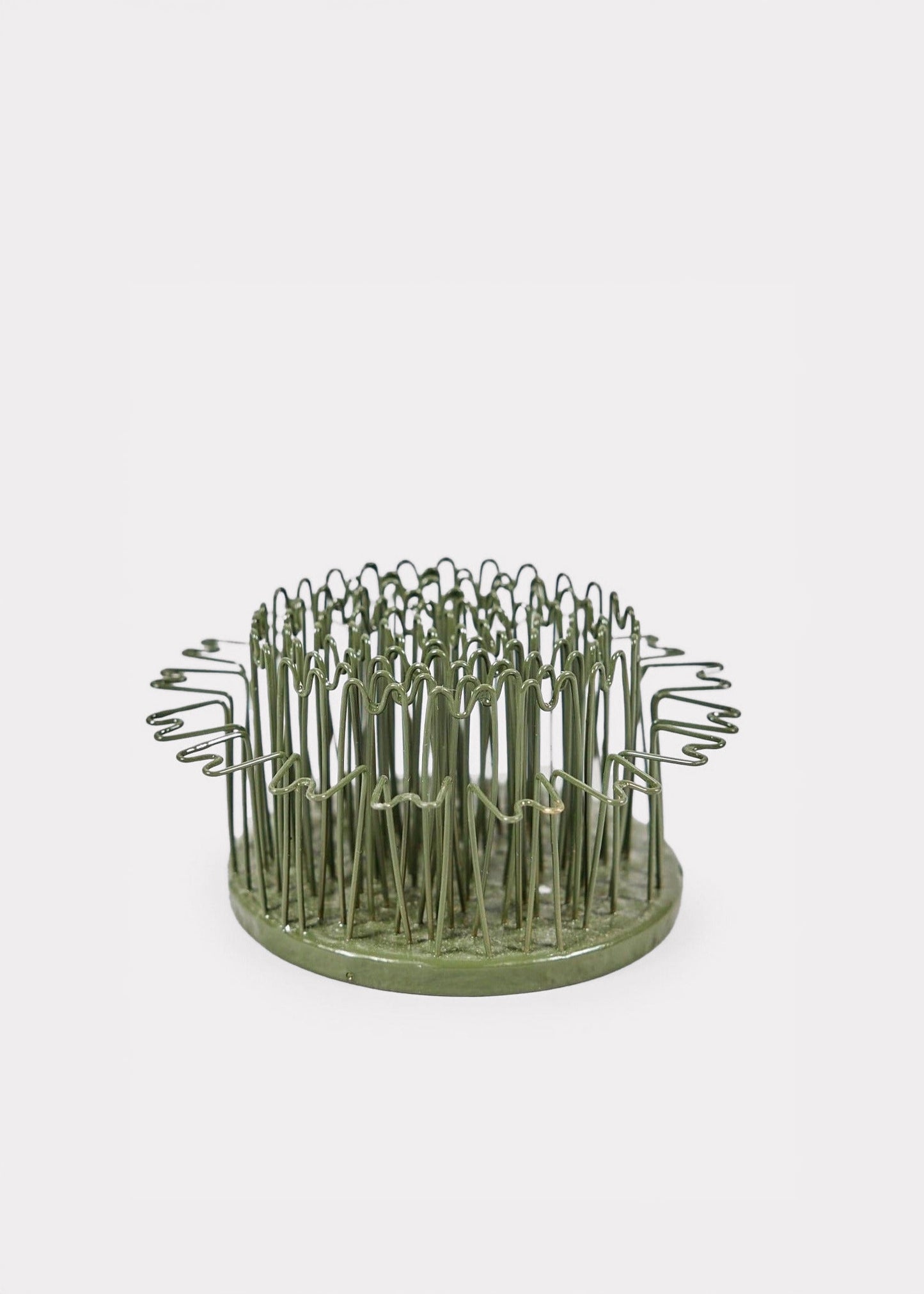 Round Flower Hairpin Flower Frog - 3.5"
