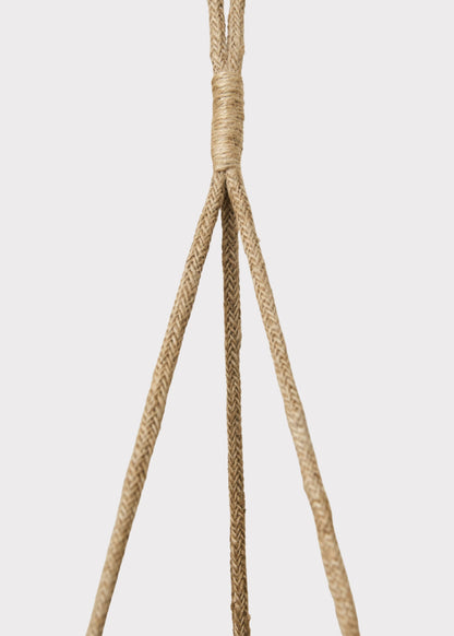Handmade Woven Seagrass Hanging Plant Basket - 20"