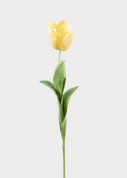 Natural Touch Tulip Fake Flower in Yellow - 43.5"