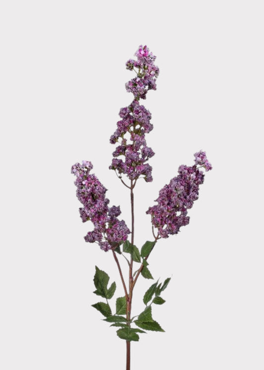 Purple Artificial Wildflower Lilac Branch - 39"