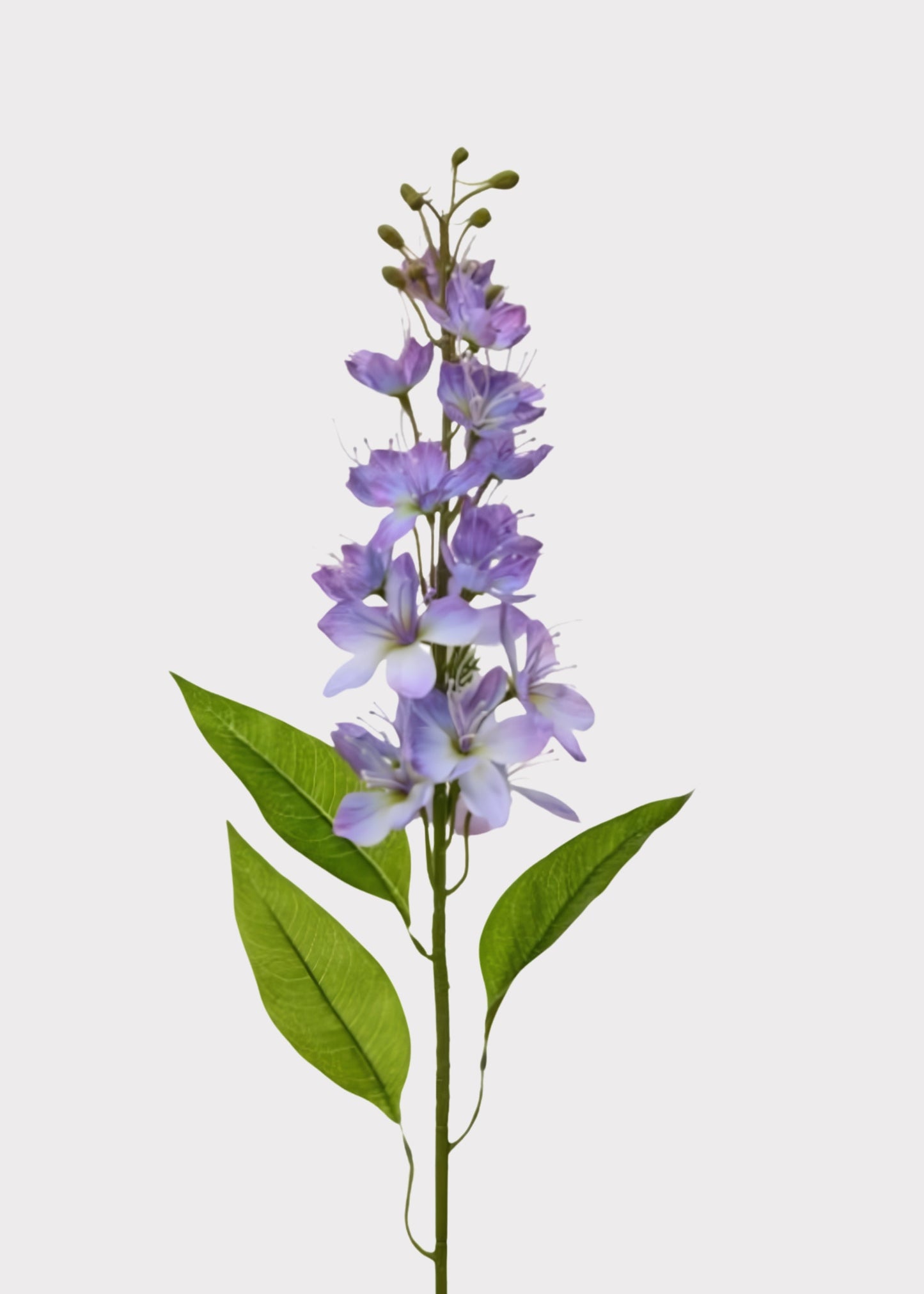 Tall Artificial Flowers Honey Blossom Stem in Lavender - 32"
