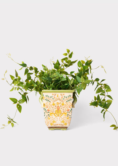 SAVE - Deluxe Artificial Hanging Tradescantia Houseplant- 41"
