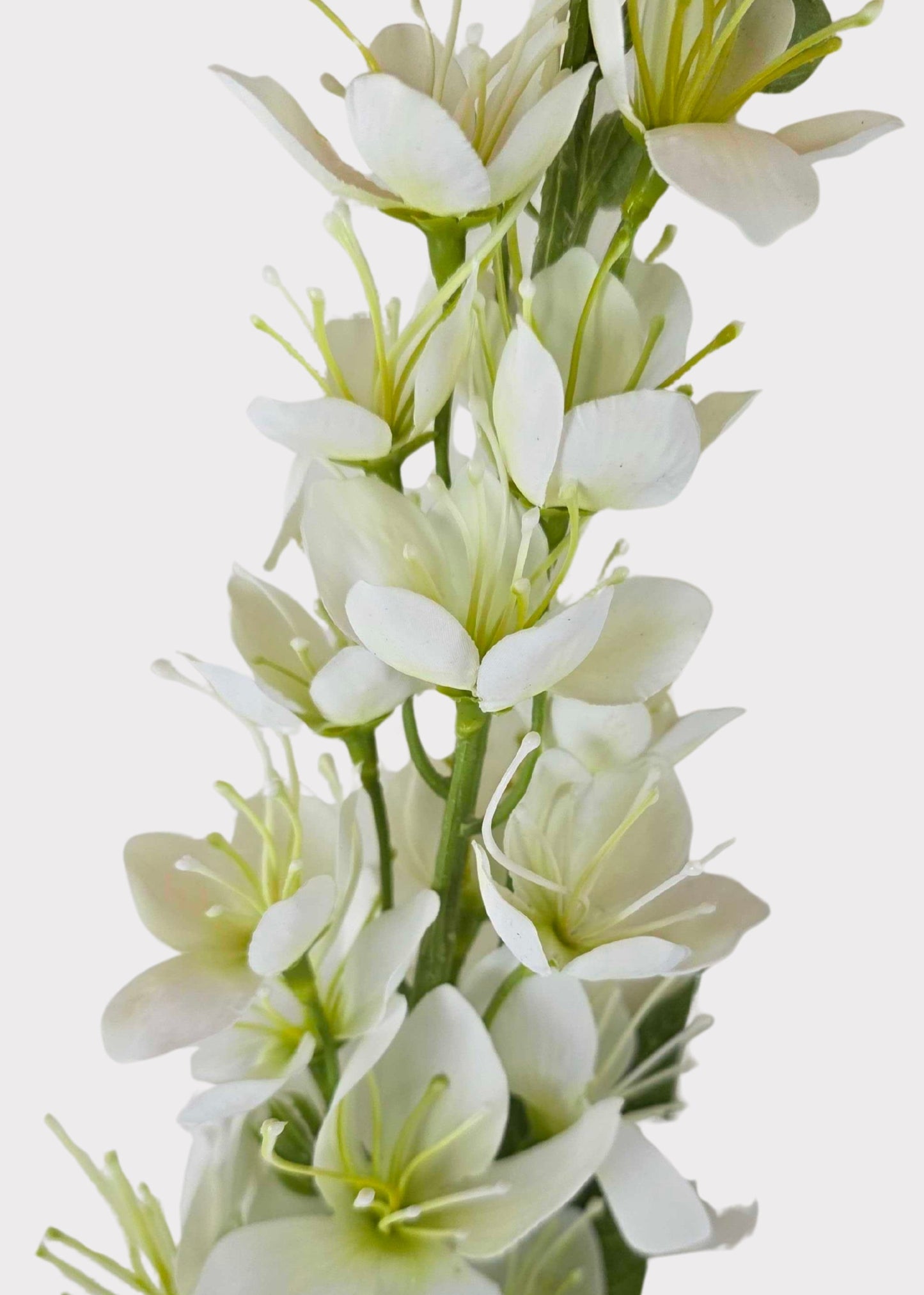 Tall White Honey Blossom Artificial Wildflower Stem - 32"
