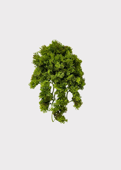 Artificial Moss Vine Hanging Bush - 14"