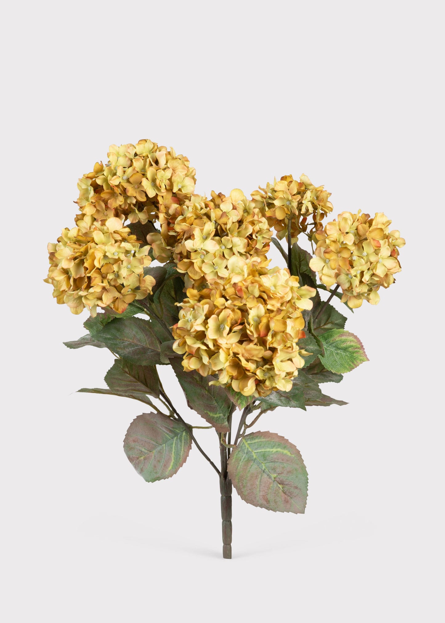 SAVE - Vintage Antique Green Fake Hydrangea Bush - 20"