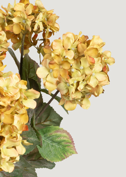 SAVE - Vintage Antique Green Fake Hydrangea Bush - 20"