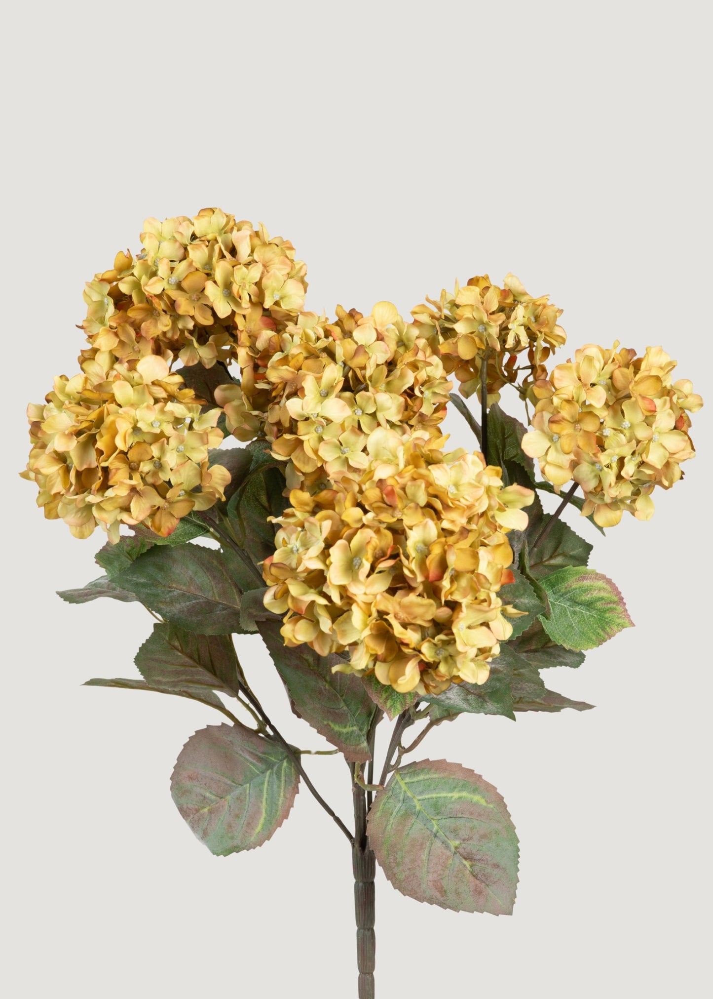 SAVE - Vintage Antique Green Fake Hydrangea Bush - 20"