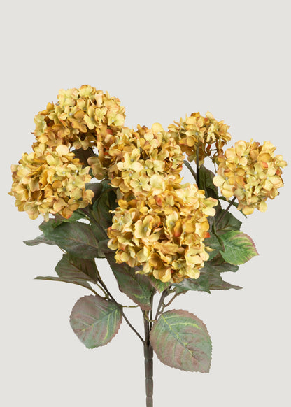 SAVE - Vintage Antique Green Fake Hydrangea Bush - 20"