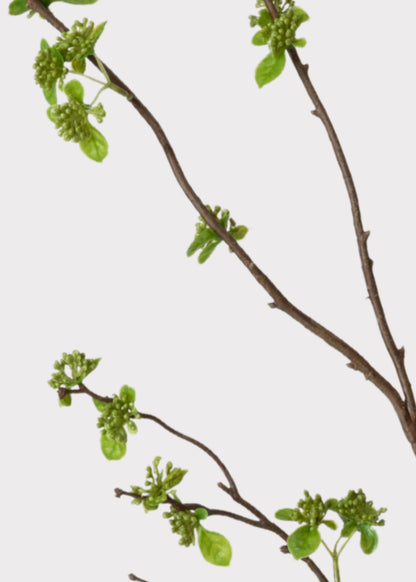 Artificial Branch with Green Buds - 40"