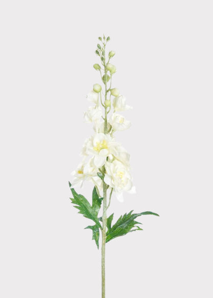 Real Touch Delphinium Wildflower in White - 28"