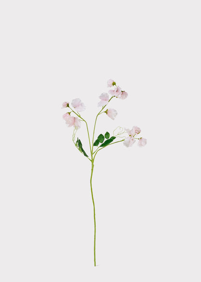 Cream Fake Sweet Pea Wildflowers - 26.75"