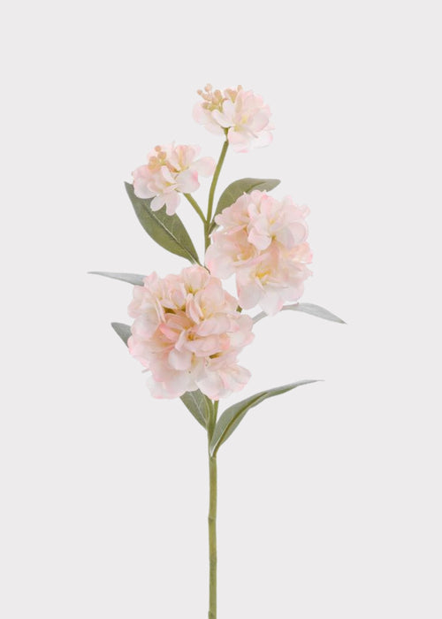 Artificial Pink Blush Real Touch Stock Flower Stem - 21"