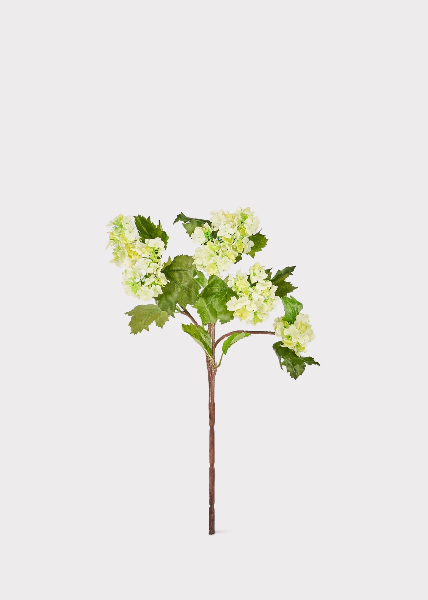 Green Artificial Snowball Flowers - 17"