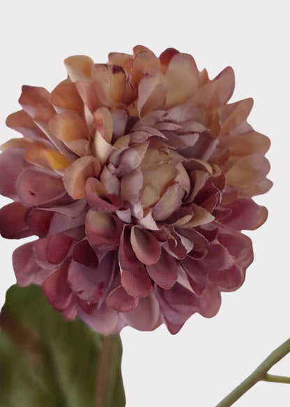 Antique Lavender Cream Artificial Dahlia Flower - 20"