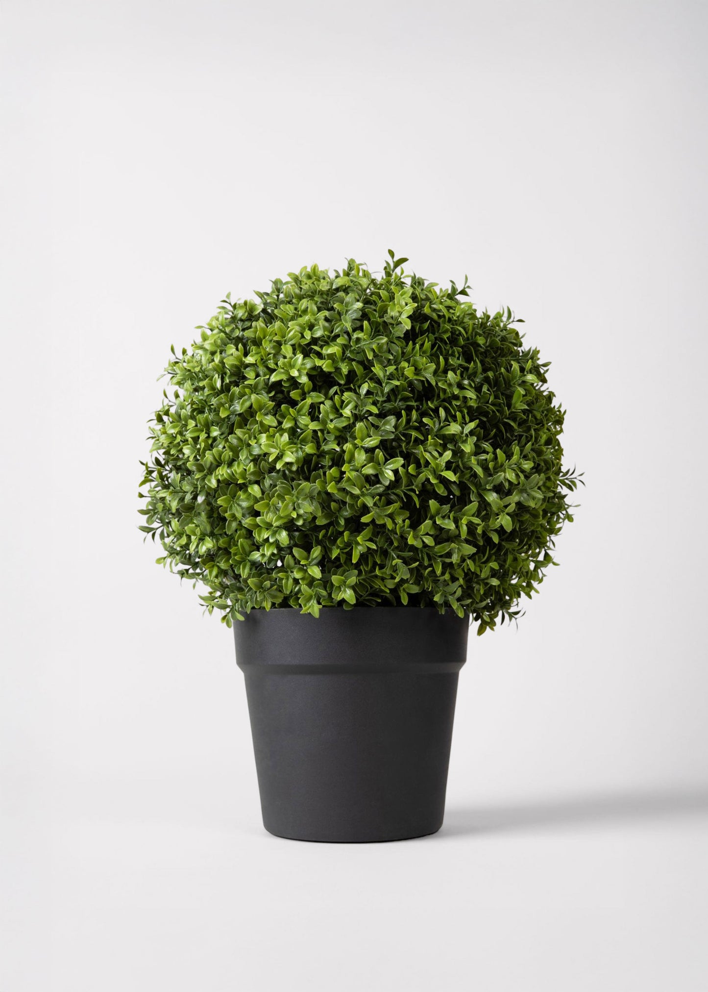 UV Treated Outdoor Boxwood Topiary Fake Plant in Pot - 22"