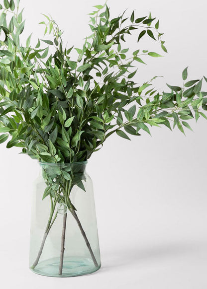 etúHOME Large French Mason Jar Vase - 14.25" Tall