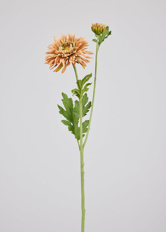 Terracotta Artificial Mum Wildflower - 28.25"