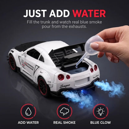GOIFVORO GT-R Alarm Clock with Remote Control & Mist Effect