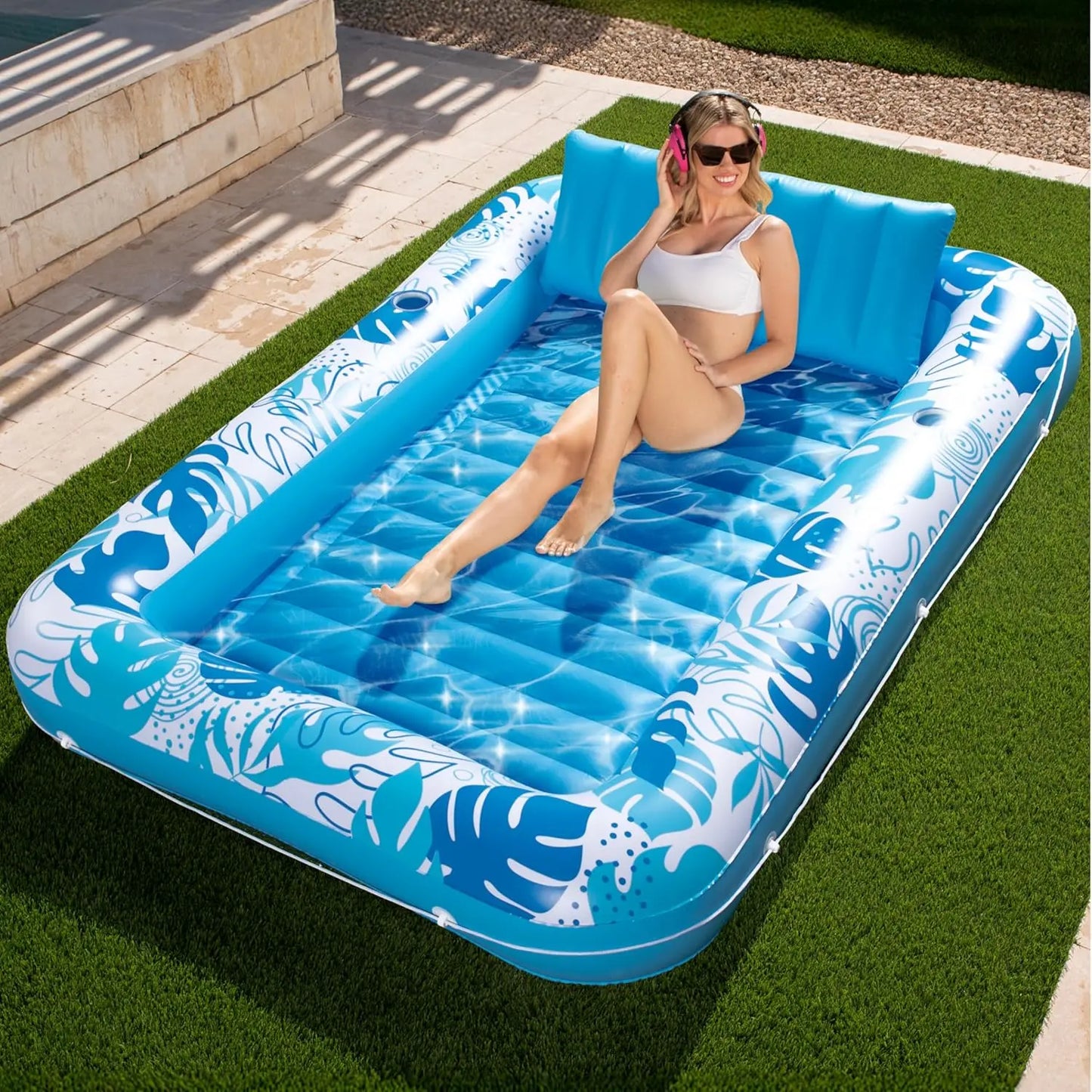 GOIFVORO™ Inflatable Suntan Lounge Pool