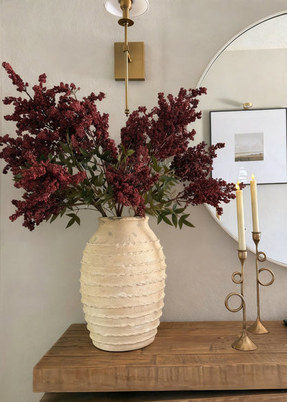 SAVE - Artificial Nandina Berry Branch in Burgundy - 47"