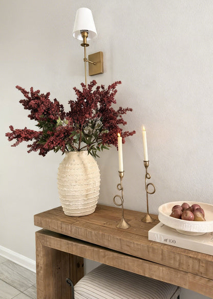 SAVE - Artificial Nandina Berry Branch in Burgundy - 47"