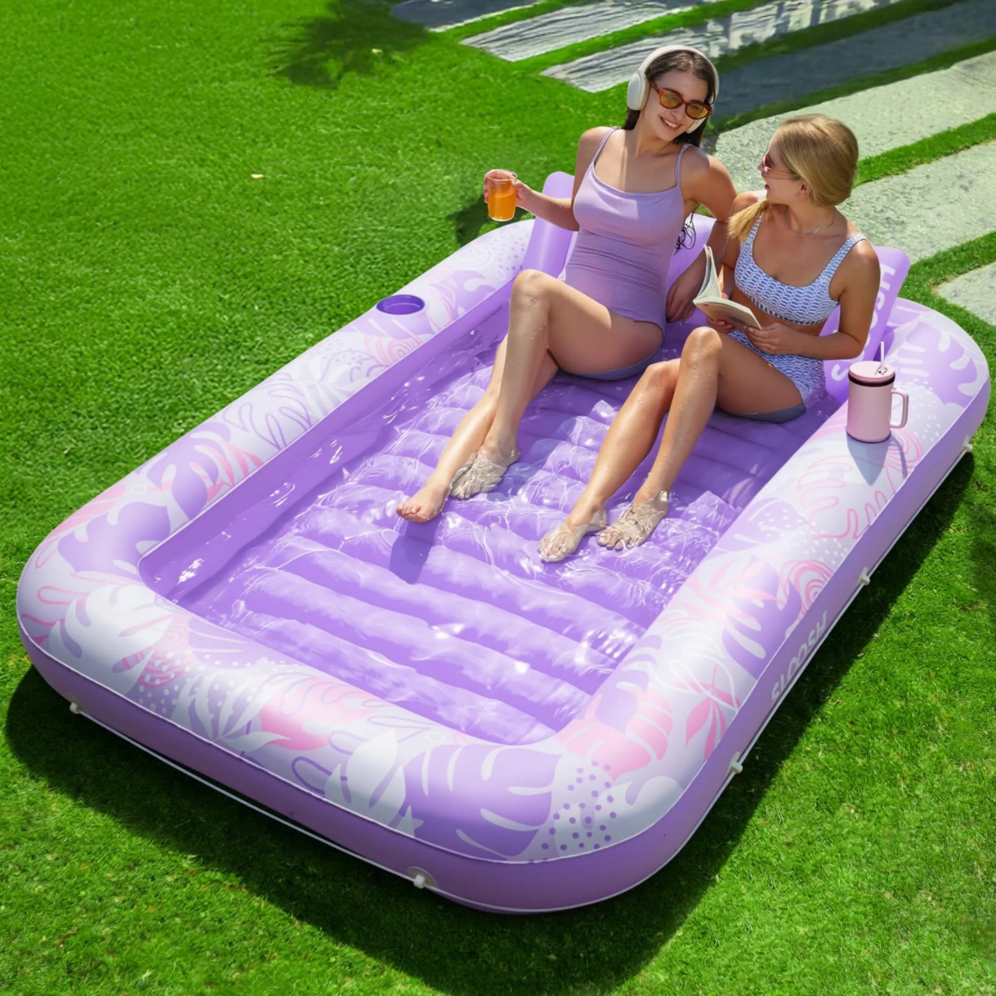 GOIFVORO™ Inflatable Suntan Lounge Pool
