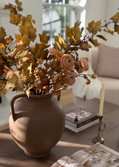Autumn Beige Artificial Ranunculus Flower - 24"